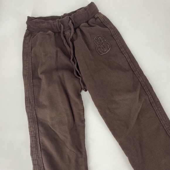 Pre own Kids Brown Wide Leg Pants Size 4 Drawstring Waist #8 Patch - Picture 1 of 6